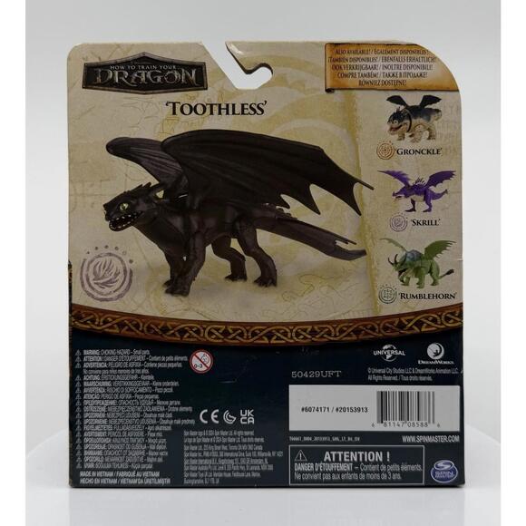 2025 How To Train Your Dragon Live Action Movie TOOTHLESS 9" Figure NEW Read - Picture 3 of 5